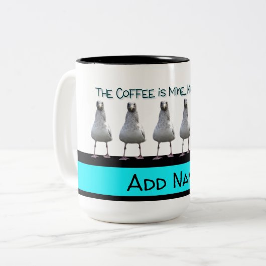 Mok Mine Mine Mine Seagull Beverage Cup (Voorkant links)