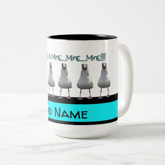 Mok Mine Mine Mine Seagull Beverage Cup (Voorkant rechts)