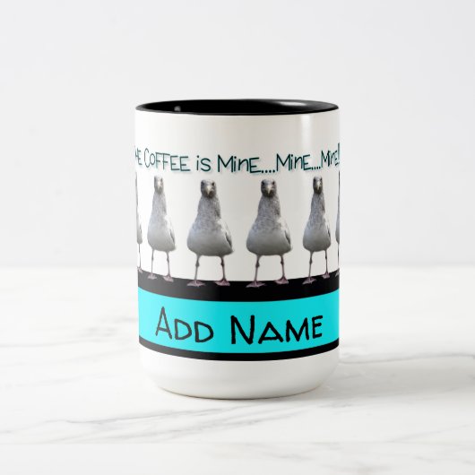 Mok Mine Mine Mine Seagull Beverage Cup (Center)