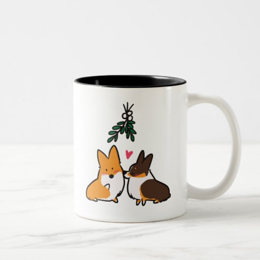 Mok Mistletoe Kiss Corgi (Rechts)