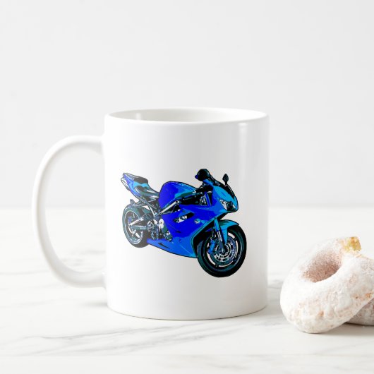 Mok motorfiets (Met donut)
