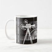 Mok Movie Theme Coffee, lampjes, camera, actie (Links)