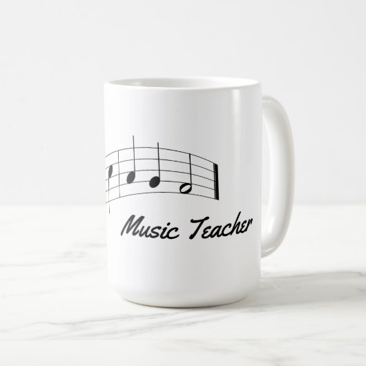 Mok muziekdocent  (Voorkant rechts)