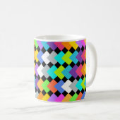 Mok Neon Diamonds Coffee (Voorkant rechts)