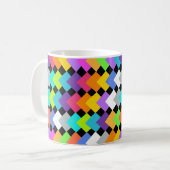 Mok Neon Diamonds Coffee (Voorkant links)