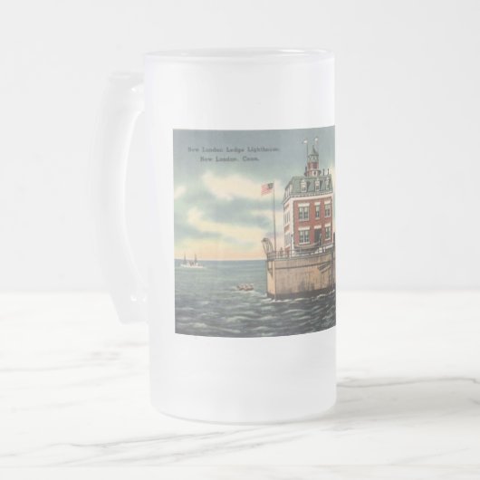 Mok New London Ledge Lighthouse (Voorkant links)