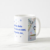 Mok Noordpoolkuikens met tekst (Voorkant rechts)