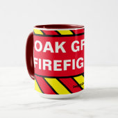 Mok OAK GROVE FIREFIGHTER (Voorkant links)