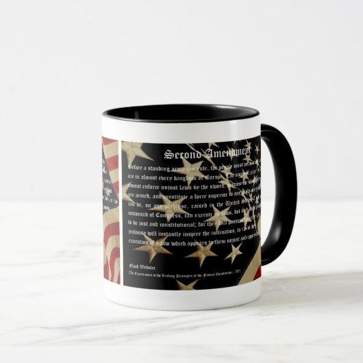 Mok octrooi tweede wijziging koffie (Voorkant rechts)