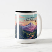 Mok "Ontdek de schoonheid van Natuur" (Voorkant rechts)