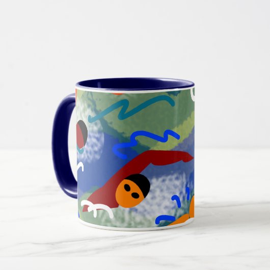 Mok open water (Voorkant links)