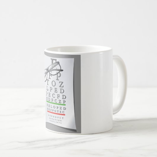 Mok Optometrist Chart (Voorkant rechts)