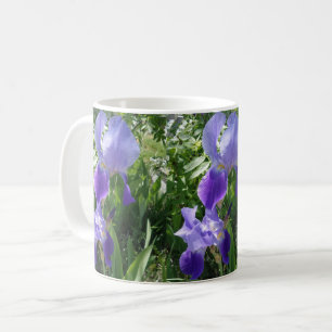 Mok Paarse ventilator witte koffie