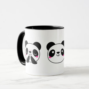 Mok Panda Emoji Coffee
