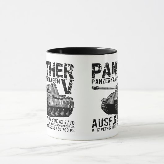 Mok pantertank (Midden)