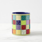 Mok  patchwork-mozaïekpatroon bevestigen (Midden)