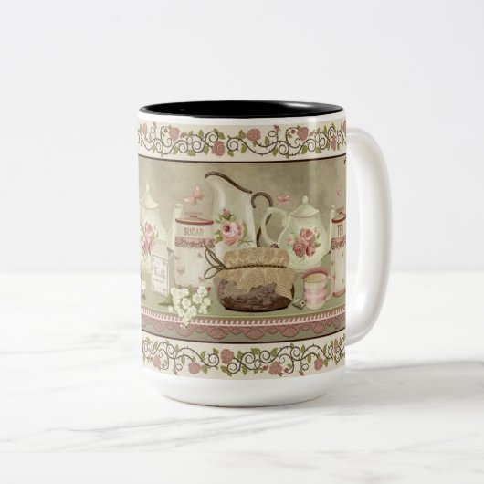 Mok pekelthee & Rozen (Voorkant rechts)