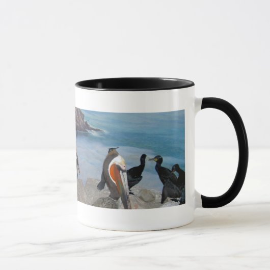 Mok Pelicans en aalscholvers (Rechts)