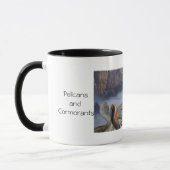 Mok Pelicans en aalscholvers (Links)