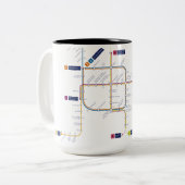 Mok penseelmetro (Voorkant links)