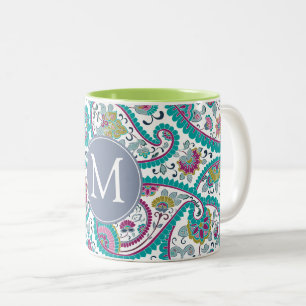 Mok Persian Boteh Paisley Pattern Monogram