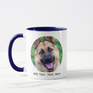 Mok persoonlijke foto en tekstkoffie