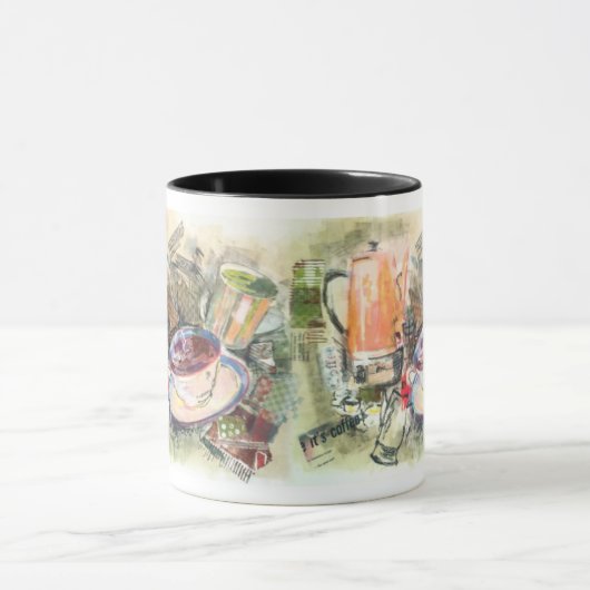 mok "Pipet Hot" koffie (Midden)