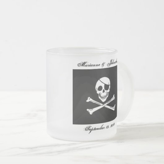 Mok Pirate Wedding Souvenir Keepomwille (Voorkant rechts)