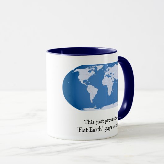 mok "Platte aarde" (Voorkant rechts)