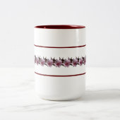 Mok - Plum Blossom tussen Maroon Lines (Center)
