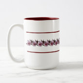 Mok - Plum Blossom tussen Maroon Lines (Links)