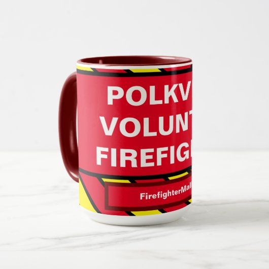 MOK POLKVILLE VRIJWILLIGER FIREFIGHTER (Voorkant links)