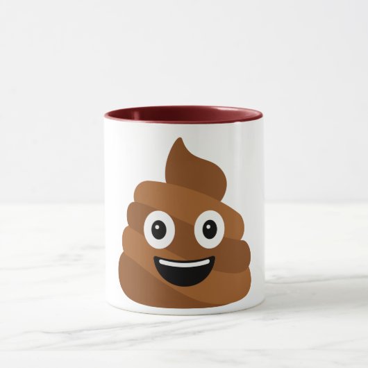 Mok Poo Emoji Coffee (Midden)
