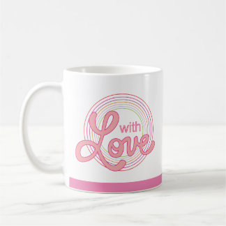 Mok print ontwerp met liefde
