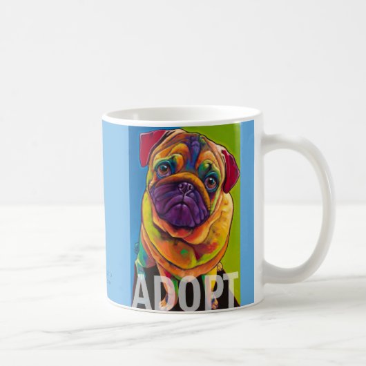 Mok Pug ADOPT door Ron Burns (Rechts)