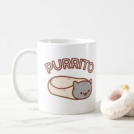 Mok PURRITO Cat - Cat Burrito (Met donut)