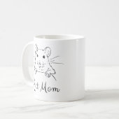 Mok Rat mam - Mok Cute Pet Rat - Rat Mam Gift (Voorkant links)
