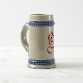 Mok rode draak (Voorkant links)