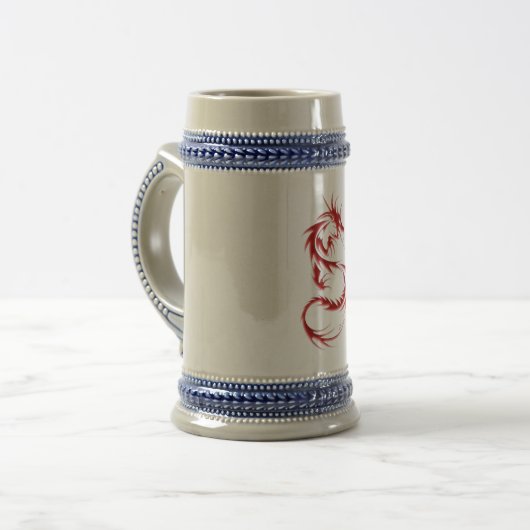 Mok rode draak (Voorkant links)