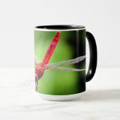 Mok rode dragonfly (Voorkant rechts)