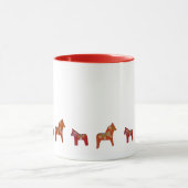 Mok rode paarden koffie (Midden)