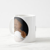 Mok rode Speelgoed poel - met Teddy Bear (Voorkant links)