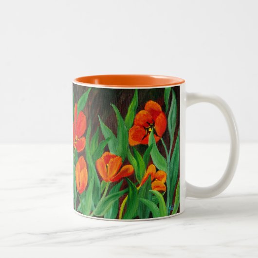 Mok rode tulpen (Rechts)