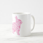 Mok roze harten Bunny (Voorkant rechts)