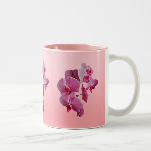 Mok roze orchideeën (Rechts)