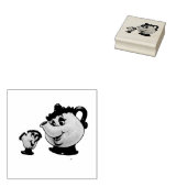 Mok rubberstempel (Gestempeld)