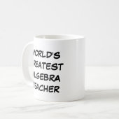 mok 's werelds grootste algebra-leraar' (Voorkant links)