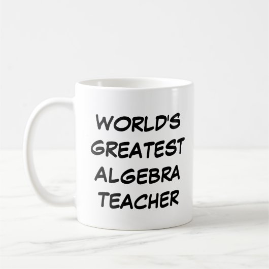mok 's werelds grootste algebra-leraar' (Links)