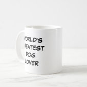 mok 's werelds grootste Hondenliefhebber (Voorkant links)