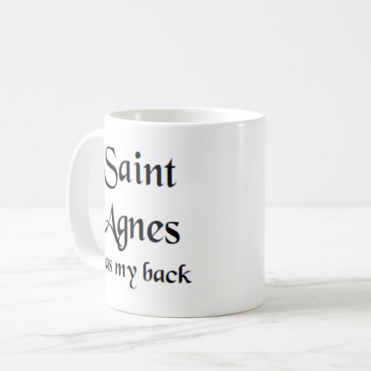 mok saint - agnes koffie (Voorkant links)